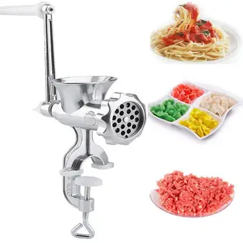 Manual Meat Grinder Mincer Sausage Noodle Pasta Mince Food Maker Kitchen Metal Sausage Stuffer Cooking Tools
Manual Meat Grinder Mincer Sausage Noodle Pasta Mince Food Maker Kitchen Metal Sausage Stuffer Cooking Tools