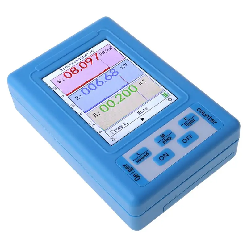 Electromagnetic Radiation Detector Dosimeter Monitor Radiation Tester EMF Meter R9JF
Electromagnetic Radiation Detector Dosimeter Monitor Radiation Tester EMF Meter R9JF