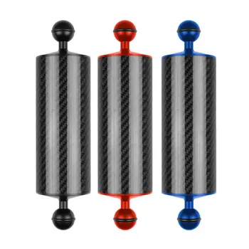 

40mm/80mm/60mm Carbon Fiber Float Buoyancy Aquatic Arm Dual Ball Floating Arm Diving Camera Underwater Diving Tray for Gopro
