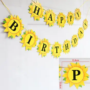 Taoup Paper Sunflowers Banner Fabric Birthday Flags and Banners Happy Birthday Party Decorations Kids Sun Baby Shower Boy Favors
Taoup Paper Sunflowers Banner Fabric Birthday Flags and Banners Happy Birthday Party Decorations Kids Sun Baby Shower Boy Favors