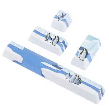 Penguins-Pattern Keycaps Kit Space+ESC+Enter+Numpad Enter Key Cap for Mechanical Keyboard Keycap Keyboard
Penguins-Pattern Keycaps Kit Space+ESC+Enter+Numpad Enter Key Cap for Mechanical Keyboard Keycap Keyboard