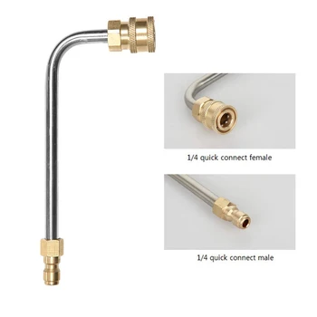 17CM High Pressure Washer 90 Degree Extension Lance Wand +5 Spray Nozzle Tips High Quality Tool Parts
17CM High Pressure Washer 90 Degree Extension Lance Wand +5 Spray Nozzle Tips High Quality Tool Parts