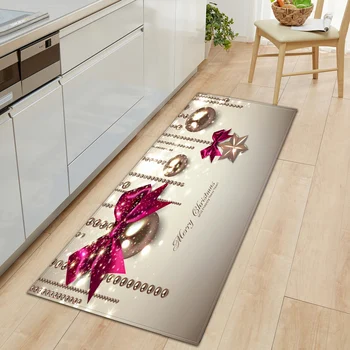 Kitchen Carpet Home Bedroom Rug Merry Christmas Balcony Hallway Floor Mat Non-slip Printed Tatami Water Absorption Bathroom Mat 
Kitchen Carpet Home Bedroom Rug Merry Christmas Balcony Hallway Floor Mat Non-slip Printed Tatami Water Absorption Bathroom Mat
