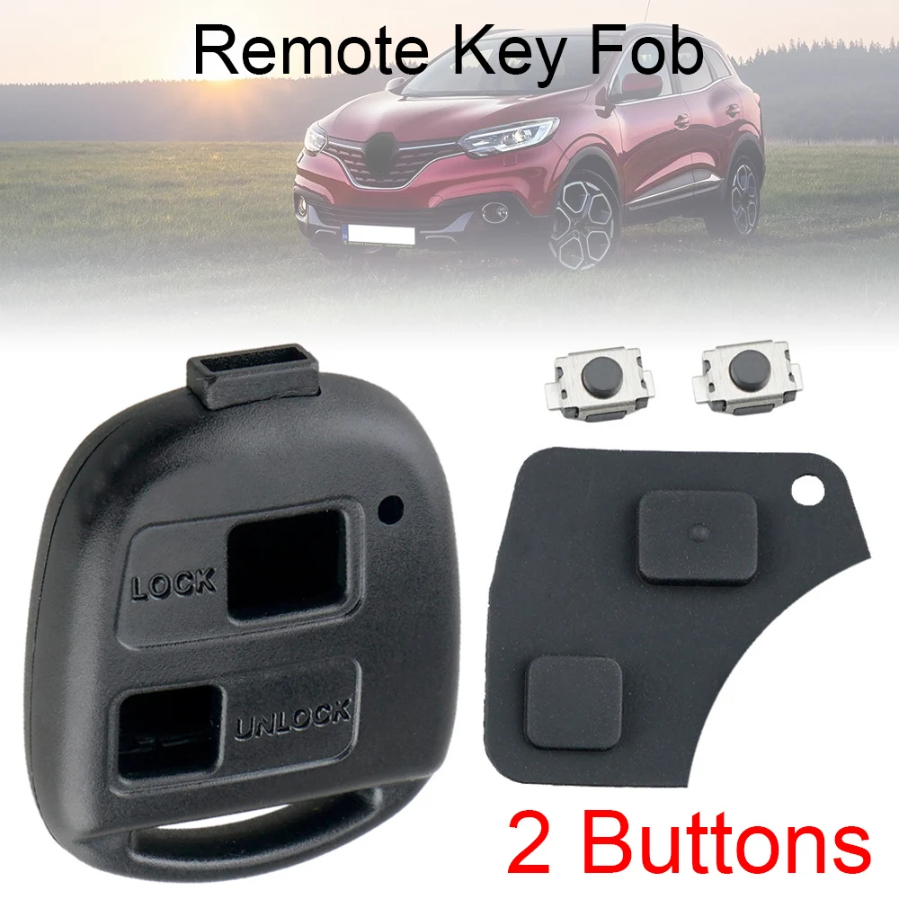 2 Buttons Universal Pad Switch Remote Car Key Shell Case Fit for Toyota RAV4 Yaris Prado Corolla Land Cruiser Previa Tarago
2 Buttons Universal Pad Switch Remote Car Key Shell Case Fit for Toyota RAV4 Yaris Prado Corolla Land Cruiser Previa Tarago