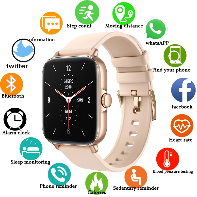 Новинка 2022 Смарт-часы для фитнеса мужчин и женщин Xiaomi с Bluetooth трекер активности IP67