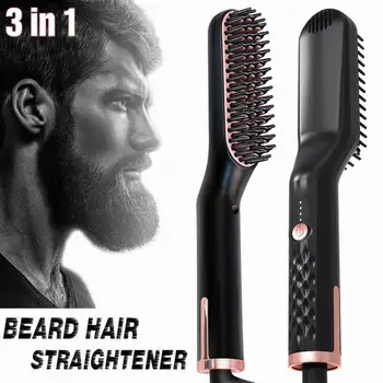 Multifunctional Hair Comb Brush Beard Straightener Hair Straighten Quick Hair Styler For Men Women Hair Styling Tool
Multifunctional Hair Comb Brush Beard Straightener Hair Straighten Quick Hair Styler For Men Women Hair Styling Tool
