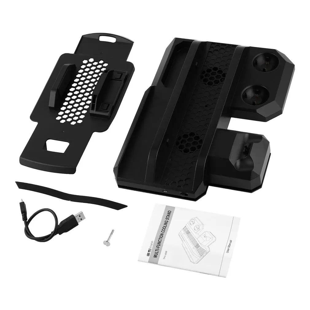 Multi-Function Vertical Cooling Stand Move Controller Charger Station Showcase Stand for PS4 Series for VR Glasses
Multi-Function Vertical Cooling Stand Move Controller Charger Station Showcase Stand for PS4 Series for VR Glasses