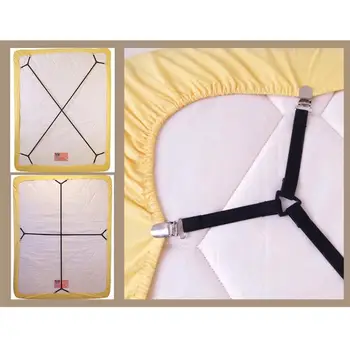 Adjustable Cross - Over Installation Of Bed Sheet Strap Clip Mattress Cover Corner Frame Elastic Fastener Clip 8 Clips White
Adjustable Cross - Over Installation Of Bed Sheet Strap Clip Mattress Cover Corner Frame Elastic Fastener Clip 8 Clips White