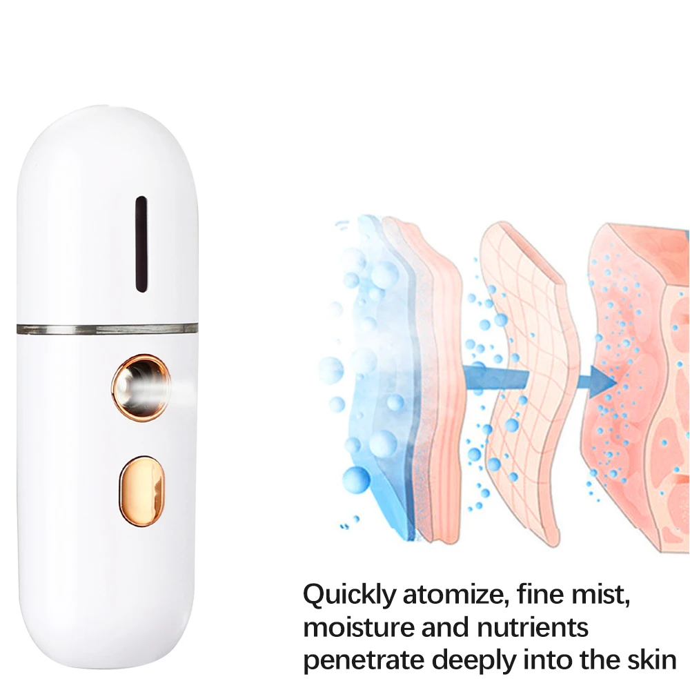 OSHIONER Nano Facial Sprayer USB Humidifier Rechargeable Nebulizer Face Steamer Beauty Instruments Moisturizing Skin Care Tools OSHIONER Nano Facial Sprayer USB Humidifier Rechargeable Nebulizer Face Steamer Beauty Instruments Moisturizing Skin Care Tools