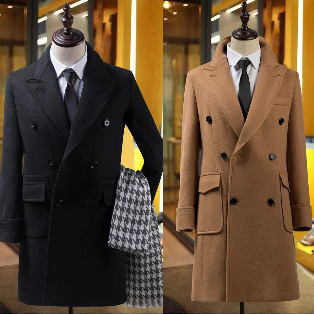 Classic Polo Coat Double-Breasted Men's Autumn And Winter Jacket For Men Woolen Cloth Trench Overcoat Slim British Mid-Length
Classic Polo Coat Double-Breasted Men's Autumn And Winter Jacket For Men Woolen Cloth Trench Overcoat Slim British Mid-Length