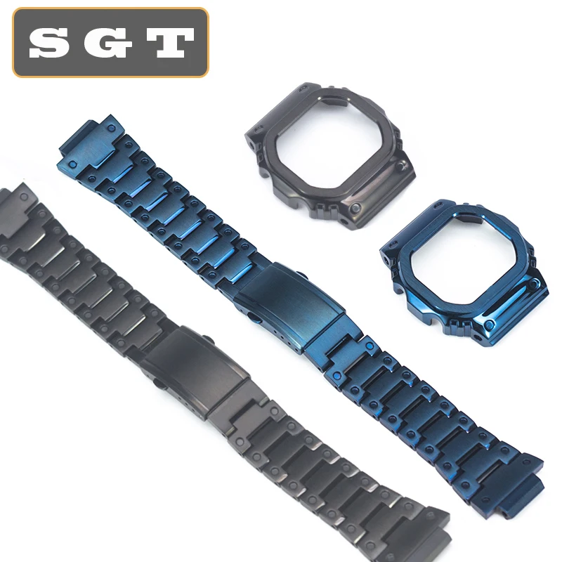 Watchband and strap for DW5600 GW-5000 5035 GW-M5610 high quality Watch band 316L stainless steel metal strap steel belt tools
Watchband and strap for DW5600 GW-5000 5035 GW-M5610 high quality Watch band 316L stainless steel metal strap steel belt tools