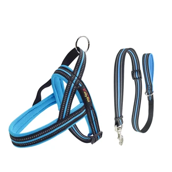Adjustable Large Pet Dog Harness Handle Reflective Custom Dog Harness With Matching Reflective Dog Leash
Adjustable Large Pet Dog Harness Handle Reflective Custom Dog Harness With Matching Reflective Dog Leash