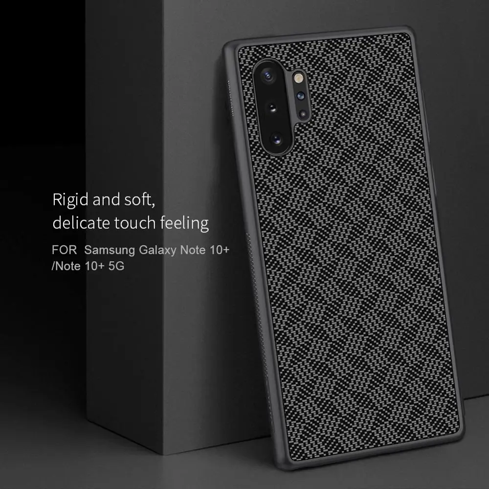 Чехлы с 3D текстурой для Samsung Galaxy Note10 Note 10 plus pro чехол накладка Nillkin из твердого