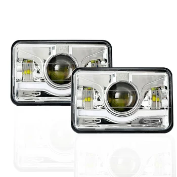 2Pcs 4x6 Rectangular 90w Seal Beam H4 Truck Led Headlight with DRL for 4x4 Offroad ATV SUV
2Pcs 4x6 Rectangular 90w Seal Beam H4 Truck Led Headlight with DRL for 4x4 Offroad ATV SUV