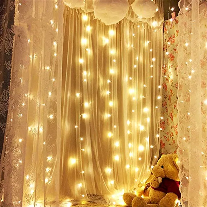 3x3m300LEDS Icicle String Lights Christmas Fairy Lights Garland Outdoor Home For Wedding/Party/Curtain/Garden/Home Decoration
3x3m300LEDS Icicle String Lights Christmas Fairy Lights Garland Outdoor Home For Wedding/Party/Curtain/Garden/Home Decoration