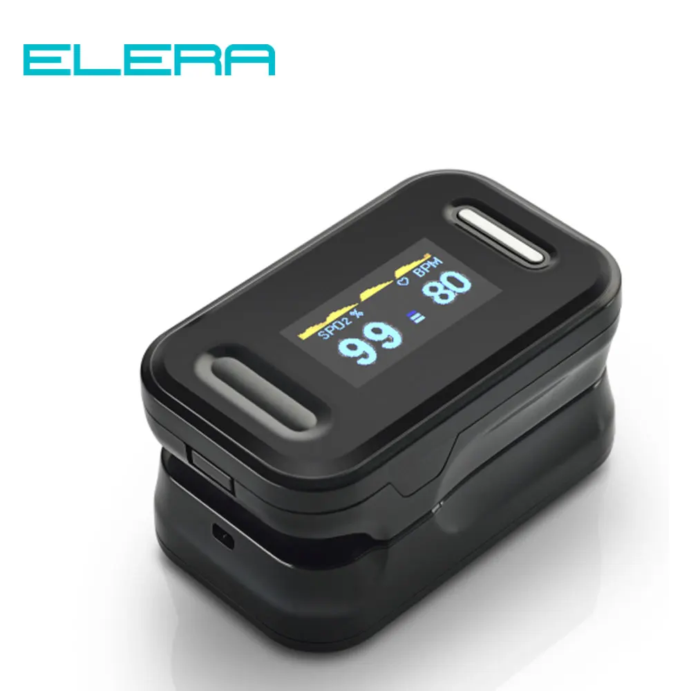 Пальцевой пульсоксиметр ELERA|pulse oximeter|oximetro de dedooximetro pulso |