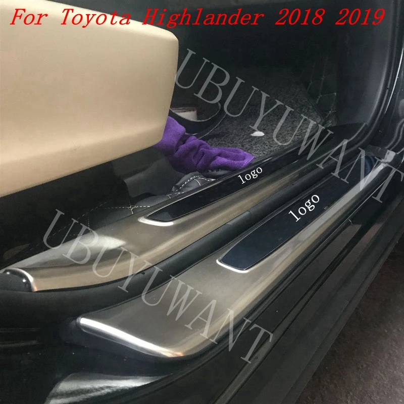 Stainless Steel Welcome Pedal Door Sill Scuff Sill Plate Cover Trim For Toyota Highlander 2018 2019 Car Accessories
Stainless Steel Welcome Pedal Door Sill Scuff Sill Plate Cover Trim For Toyota Highlander 2018 2019 Car Accessories