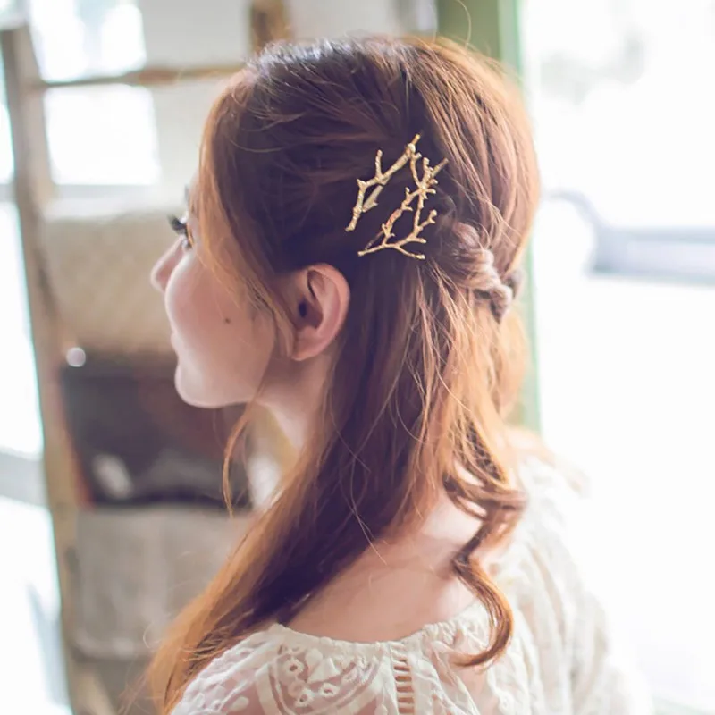 Vintage Gold Silver Tree Hair Clips Girls Alloy Branch Hairpins Fashion Hairgrips Lady Women Elegance Metal Hair Accessories
Vintage Gold Silver Tree Hair Clips Girls Alloy Branch Hairpins Fashion Hairgrips Lady Women Elegance Metal Hair Accessories