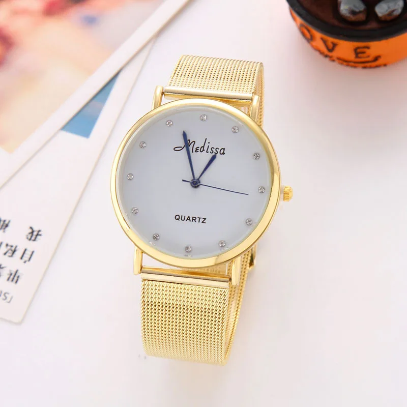 New Style Currently Available Stainless Steel Net Gold Watch Manufacturers Direct Selling Hot Selling Ultra-Thin Men Women's Bus
New Style Currently Available Stainless Steel Net Gold Watch Manufacturers Direct Selling Hot Selling Ultra-Thin Men Women's Bus
