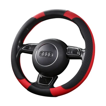 KKYSYELVA Stering-wheel Black leather car steering wheel cover 38cm Wheel Cover Steering wheel covers Interior Accessories
KKYSYELVA Stering-wheel Black leather car steering wheel cover 38cm Wheel Cover Steering wheel covers Interior Accessories