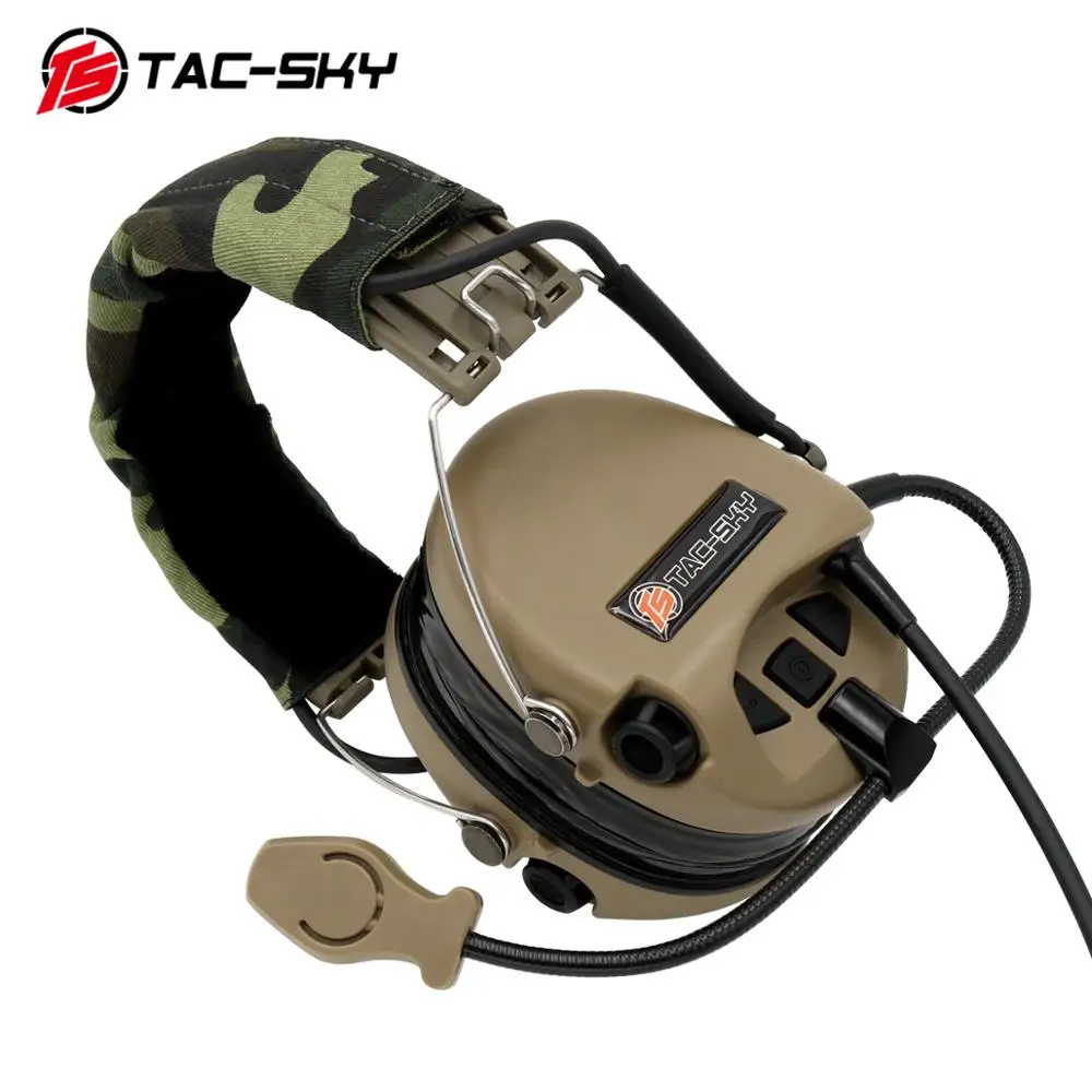 TAC-SKY Tactical SORDIN Headphones Silicone Protective Earmuffs Noise Reduction Military Shooting Intercom Tactical HeadphonesDE
TAC-SKY Tactical SORDIN Headphones Silicone Protective Earmuffs Noise Reduction Military Shooting Intercom Tactical HeadphonesDE