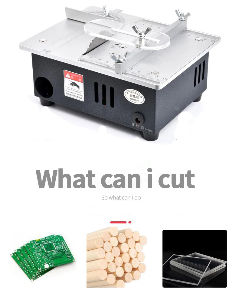 Mini Table Saw Handmade Woodworking Bench Saw DIY Hobby Model Crafts Cutting Tool with Power Supply 80mm HSS Circular Saw Blade
Mini Table Saw Handmade Woodworking Bench Saw DIY Hobby Model Crafts Cutting Tool with Power Supply 80mm HSS Circular Saw Blade
