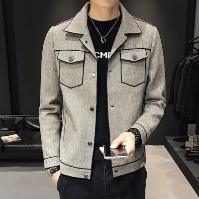 100% polyester wool coat men's 2019 new jacket Korean version of the trend of woolen jacket men's slim handsome winter jacket
100% polyester wool coat men's 2019 new jacket Korean version of the trend of woolen jacket men's slim handsome winter jacket