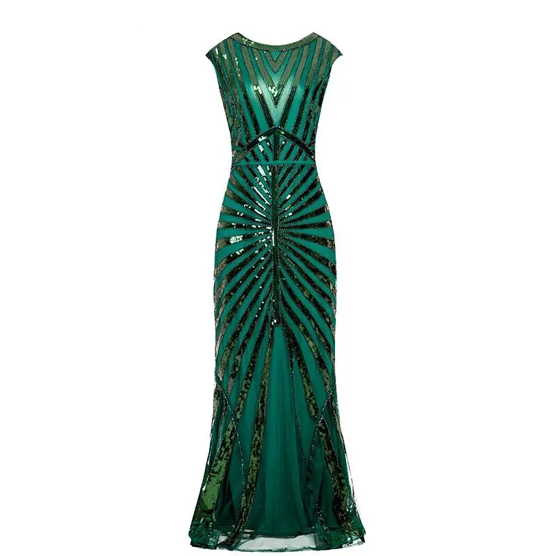 Женское длинное платье S M L XL XXL XXXL модное винтажное в стиле Грейт Гэтсби