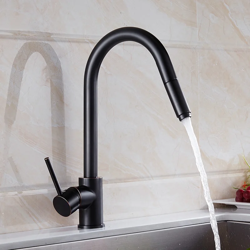 Vidric New Arrival Pull Out Kitchen Faucet Gold/Chrome/black Brushed Sink Mixer Tap 360 degree rotation kitchen mixer taps Kitch
Vidric New Arrival Pull Out Kitchen Faucet Gold/Chrome/black Brushed Sink Mixer Tap 360 degree rotation kitchen mixer taps Kitch