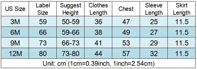 Toddler Youth Size Chart