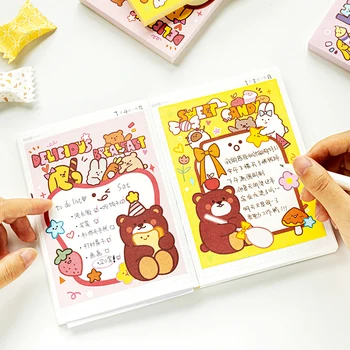 Yoofun 100 sheets Sweetheart bear series Memo Pad Message Notes Decorative Notepad Note paper Memo Stationery Office Supplies
Yoofun 100 sheets Sweetheart bear series Memo Pad Message Notes Decorative Notepad Note paper Memo Stationery Office Supplies