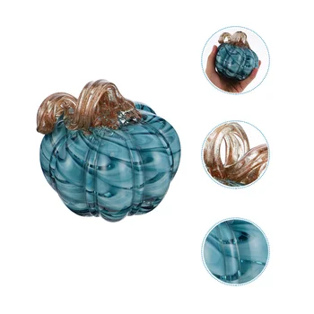 1Pc Creative Pumpkin Ornament Desktop Ornament Glass Craft Home Decoration 
1Pc Creative Pumpkin Ornament Desktop Ornament Glass Craft Home Decoration