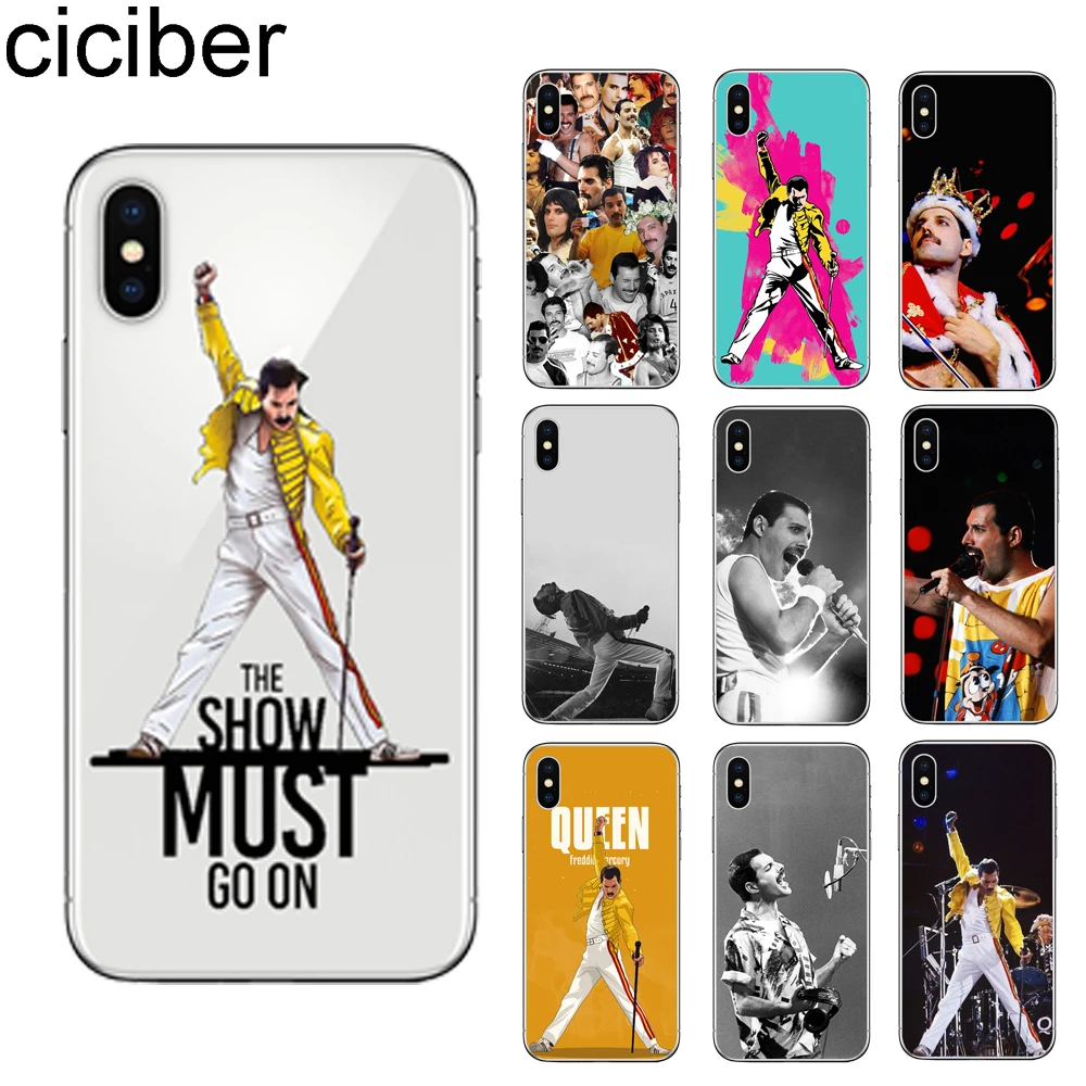 Чехол ciciber Freddie Mercury для iPhone 11 Pro Max чехол телефона X XR XS 7 8 6 6S Plus 5 мягкий из