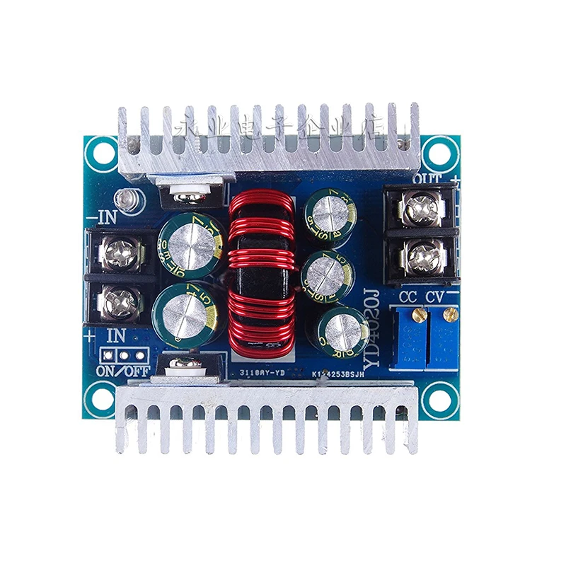 20A 300W high power synchronous rectification step-down constant voltage constant current power supply module LED driver
20A 300W high power synchronous rectification step-down constant voltage constant current power supply module LED driver