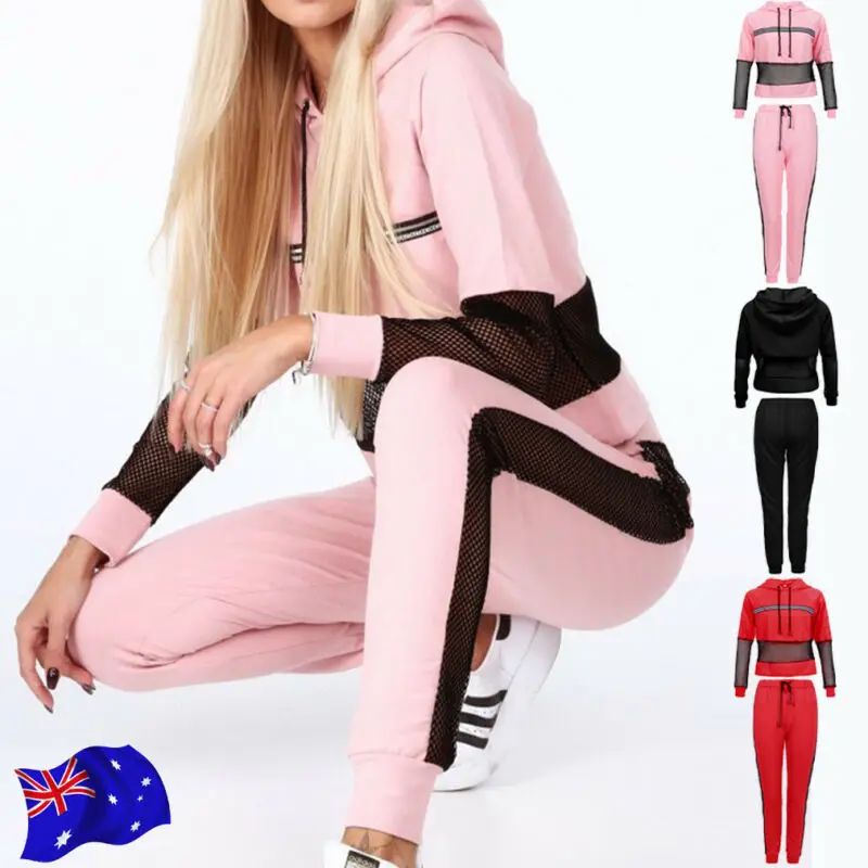 Women Spring and autumn Hoodies Sweatshirt Pants Sets Mesh Breathable Casual Tracksuit Set Jogging Sport Suit Tracksuit 2pcs Set
Women Spring and autumn Hoodies Sweatshirt Pants Sets Mesh Breathable Casual Tracksuit Set Jogging Sport Suit Tracksuit 2pcs Set