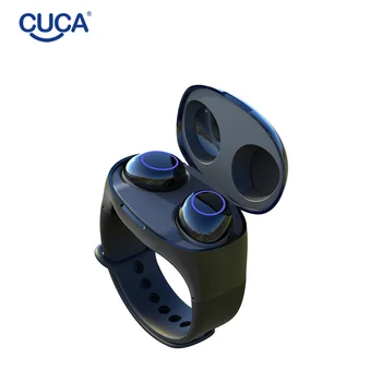 CUCA HM50 Bluetooth 5.0 Wireless Earphones Smart Wristband Watch Bracelet Portabl Headphone Sports Charging Box Bracelet headset
CUCA HM50 Bluetooth 5.0 Wireless Earphones Smart Wristband Watch Bracelet Portabl Headphone Sports Charging Box Bracelet headset