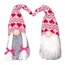 

Gnomes Plush Decorations Valentines Day Swedish Tomte Faceless Stuffed Doll Handmade Plush Gnome Ornament For Birthday Valentine
