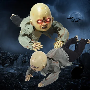 Animated Crawling Baby Zombie Scary Ghost Babies Doll Haunted Halloween Decor Props Supplies Dropshipping
Animated Crawling Baby Zombie Scary Ghost Babies Doll Haunted Halloween Decor Props Supplies Dropshipping