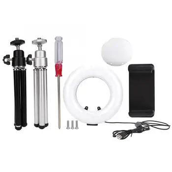 Makeup Accessories Ring Light Dimmable LED Fill Light with Stand for Video Live Stream Household Appliances
Makeup Accessories Ring Light Dimmable LED Fill Light with Stand for Video Live Stream Household Appliances