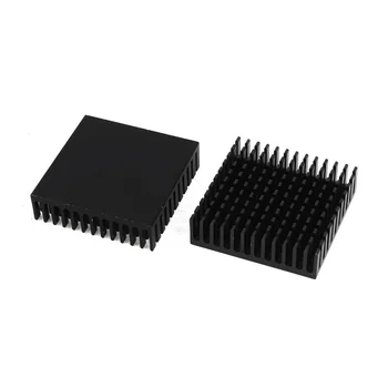 2 x Black Aluminum Radiator Heat Sink Heat Sink 40 x 40 mm x 11 mm
2 x Black Aluminum Radiator Heat Sink Heat Sink 40 x 40 mm x 11 mm
