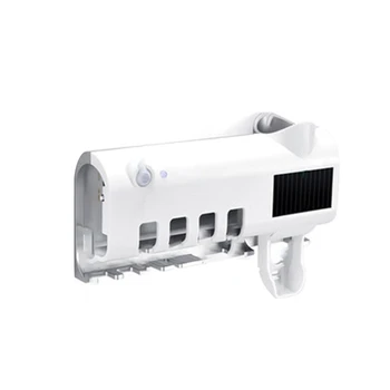 Household 4-position UV Light Sterilizer Toothbrush Holder Wall Mount Storage Rack Automatic Toothpaste Dispenser Clean
Household 4-position UV Light Sterilizer Toothbrush Holder Wall Mount Storage Rack Automatic Toothpaste Dispenser Clean