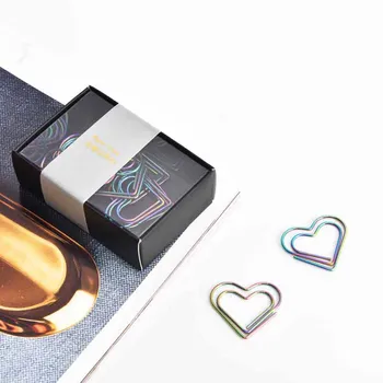 High Quality 12pcs Romantic Colorful Love Heart Metal Paper Clip Bookmark Bill Document Filing School Office Stationery 
High Quality 12pcs Romantic Colorful Love Heart Metal Paper Clip Bookmark Bill Document Filing School Office Stationery