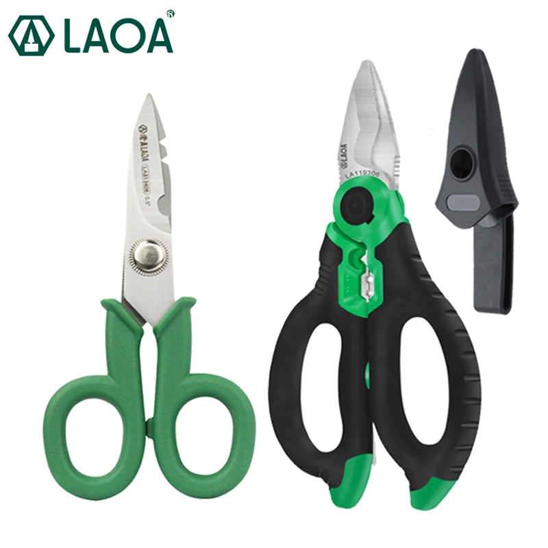 LAOA Stainless Steel Electrician's Scissors Wire Stripping Cutting Terminal Crimping Tools
LAOA Stainless Steel Electrician's Scissors Wire Stripping Cutting Terminal Crimping Tools