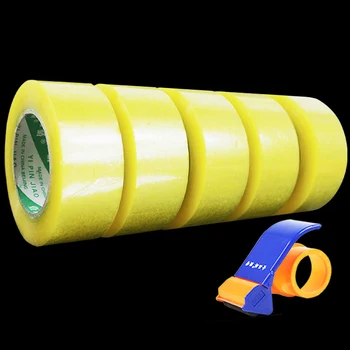 Tape Transparent Viscosity Adhesive Wrap Fixed Winding Width Reel Thick Rubber Strip Express Delivery Packaging Box Sealing Mail 
Tape Transparent Viscosity Adhesive Wrap Fixed Winding Width Reel Thick Rubber Strip Express Delivery Packaging Box Sealing Mail
