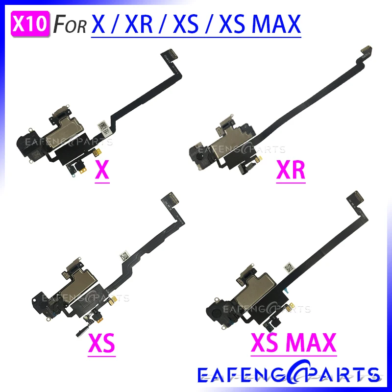 Ear piece For Iphone XS MAX XR X Ambient Proximity Light Sensor Flex Cable Ribbon with Ear Speaker Replacement Parts
Ear piece For Iphone XS MAX XR X Ambient Proximity Light Sensor Flex Cable Ribbon with Ear Speaker Replacement Parts