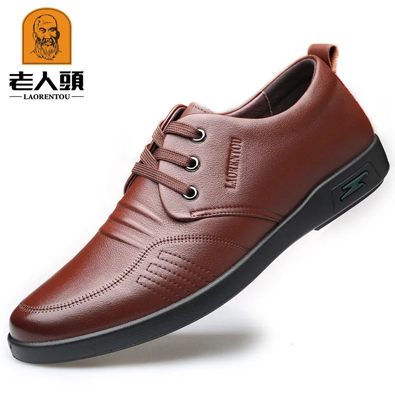 LOTORY Leather Shoes Men's Business Casual Leather Shoes Shoes Soft Bottom Middle-aged Casual Shoes Men's Dad Shoes 119010 
LOTORY Leather Shoes Men's Business Casual Leather Shoes Shoes Soft Bottom Middle-aged Casual Shoes Men's Dad Shoes 119010