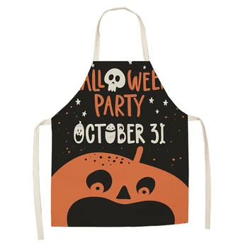 Halloween Cotton Linen Apron Waterproof Anti-oil Printed Aprons Multi-function Household Kitchen Overalls Adult ApronA1
Halloween Cotton Linen Apron Waterproof Anti-oil Printed Aprons Multi-function Household Kitchen Overalls Adult ApronA1