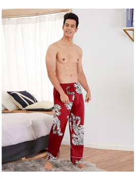 Quality Men Sleepwear Set Pajamas Man Sleeping Pants Gentleman Silk Nightgown Christmas Gift Domir Pants Hombre Underwear
Quality Men Sleepwear Set Pajamas Man Sleeping Pants Gentleman Silk Nightgown Christmas Gift Domir Pants Hombre Underwear
