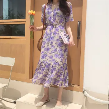 Alien Kitty Chic Purple Oil Painting Vintage 2020 Sexy Streetwear Hot Sale French V-neck Dress Waist-Controlled Thin Dresses
Alien Kitty Chic Purple Oil Painting Vintage 2020 Sexy Streetwear Hot Sale French V-neck Dress Waist-Controlled Thin Dresses