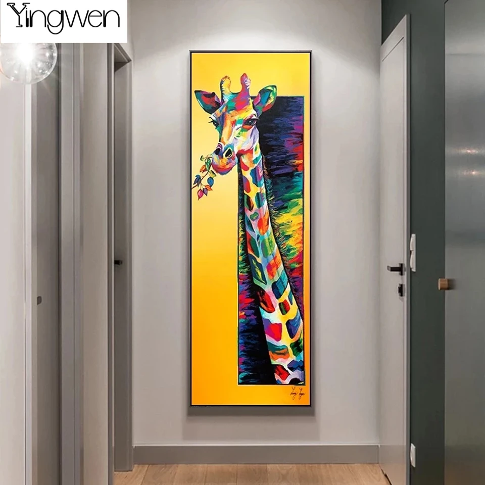 5D алмазная живопись «сделай сам», современная абстрактная красочная вышивка крестиком в виде жирафа, алмазная вышивка, картина стразы, украшение для дома
5D алмазная живопись «сделай сам», современная абстрактная красочная вышивка крестиком в виде жирафа, алмазная вышивка, картина стразы, украшение для дома